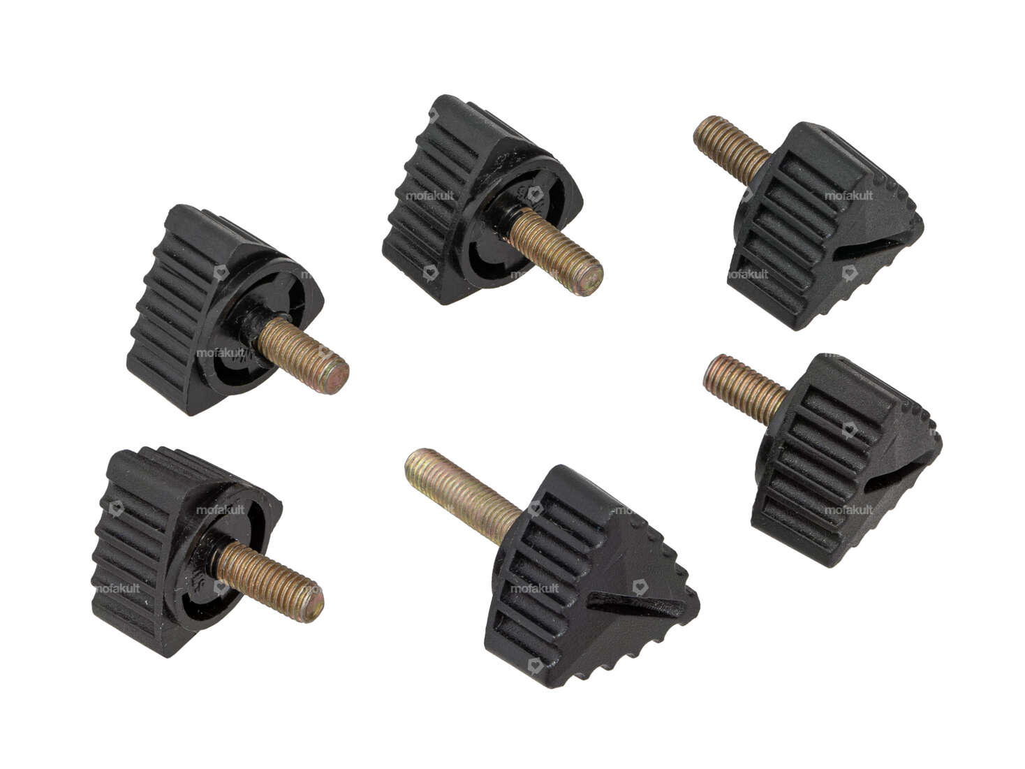 swiing® revival side protection screw set black | Puch X30 Sport, NG Carousel Image 1