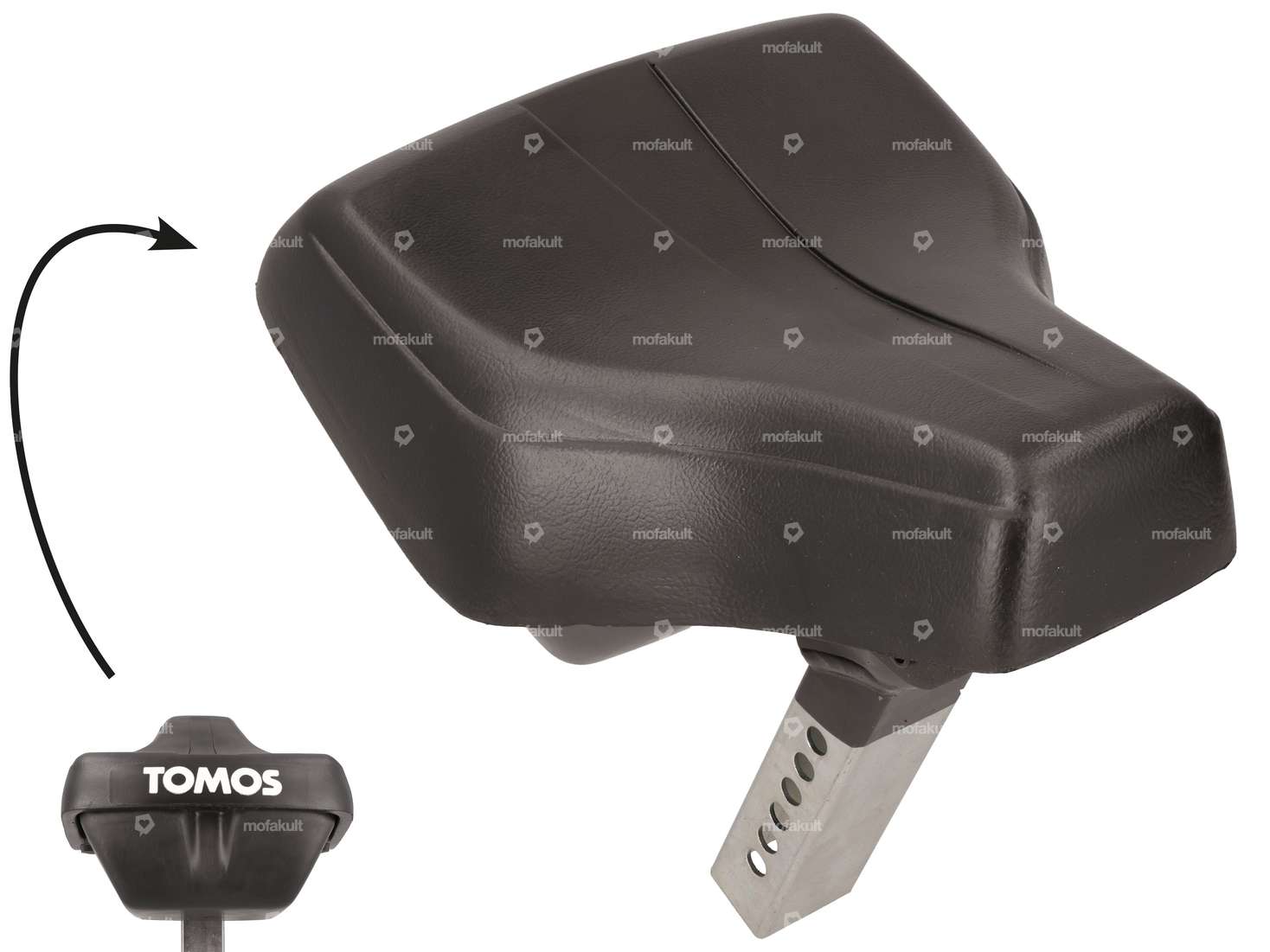 Saddle with original battery compartment | Tomos Classic, Quadro, Sprint, Standard Carousel Image 1