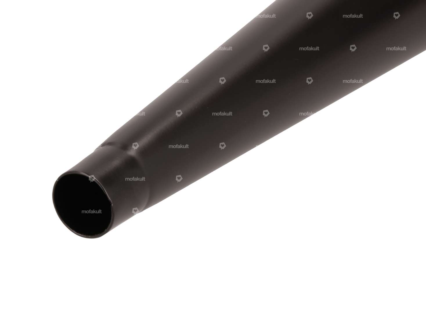 Rear muffler flute Ø 28 / 70 mm black Carousel Image 3