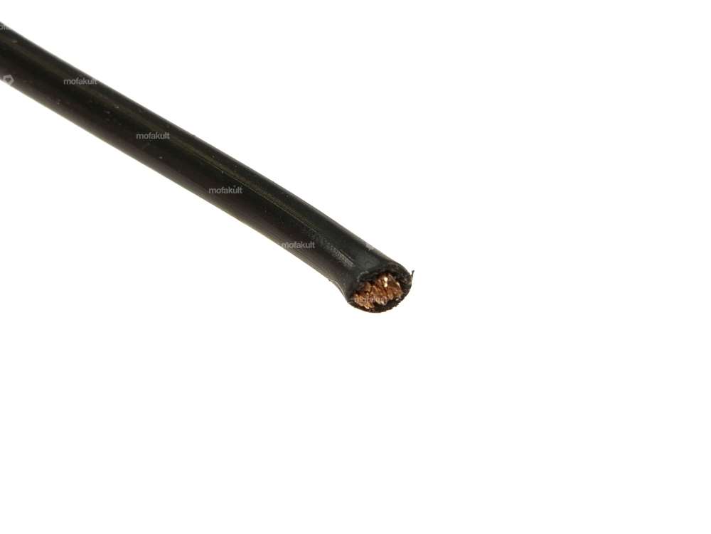 Power cable 1-core black 1 mm² (per meter) Carousel Image 2