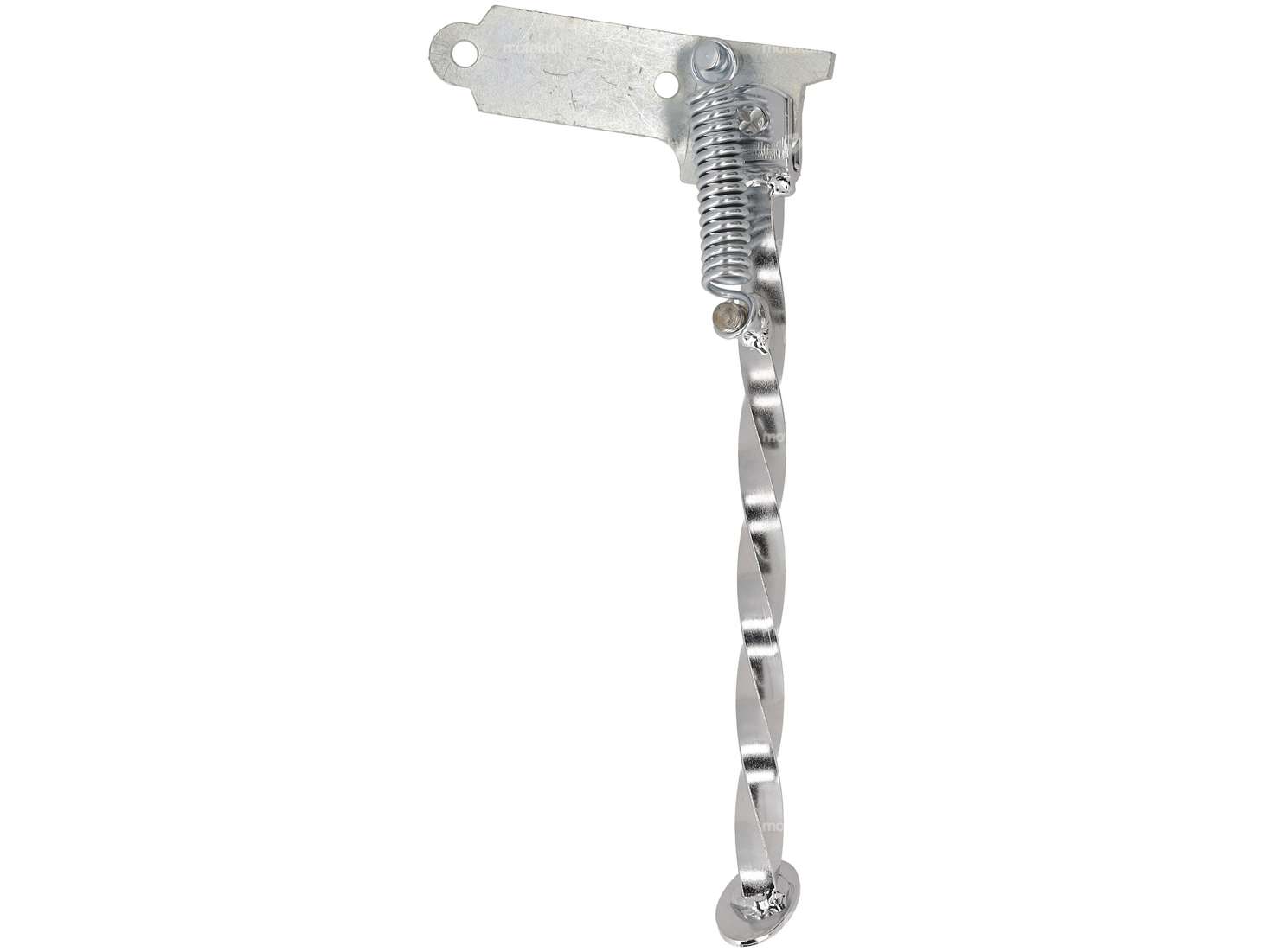Side stand rotated left flat mounting 27 cm chrome Carousel Image 3