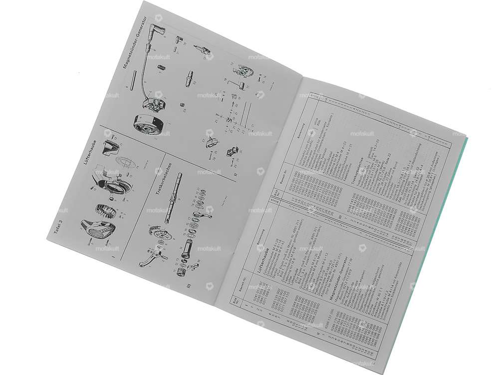 Spare parts list | Sachs 50/2 MLC, 50/AMLC engines Carousel Image 3