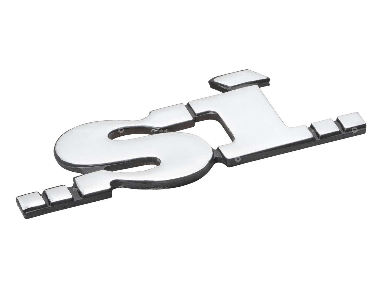 Emblem "si" aluminum 3D | Piaggio SI Carousel Image 3