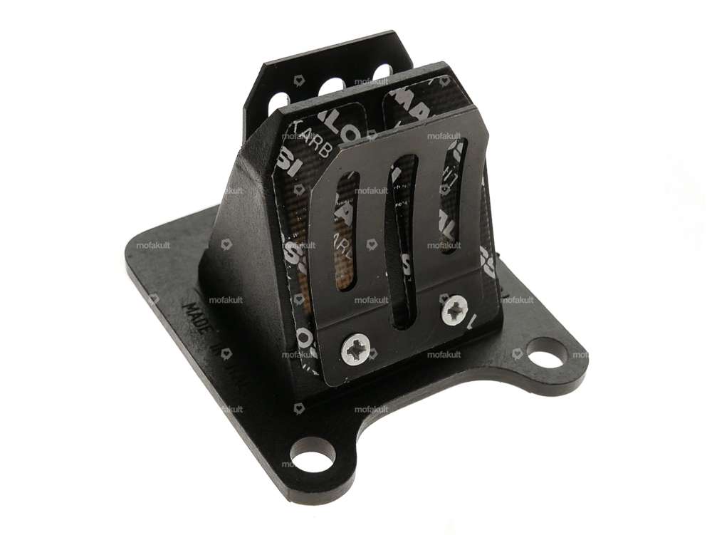 Malossi 4-folding diaphragm insert carbonite Puch / Peugeot 103 / 104 / 105 Carousel Image 2