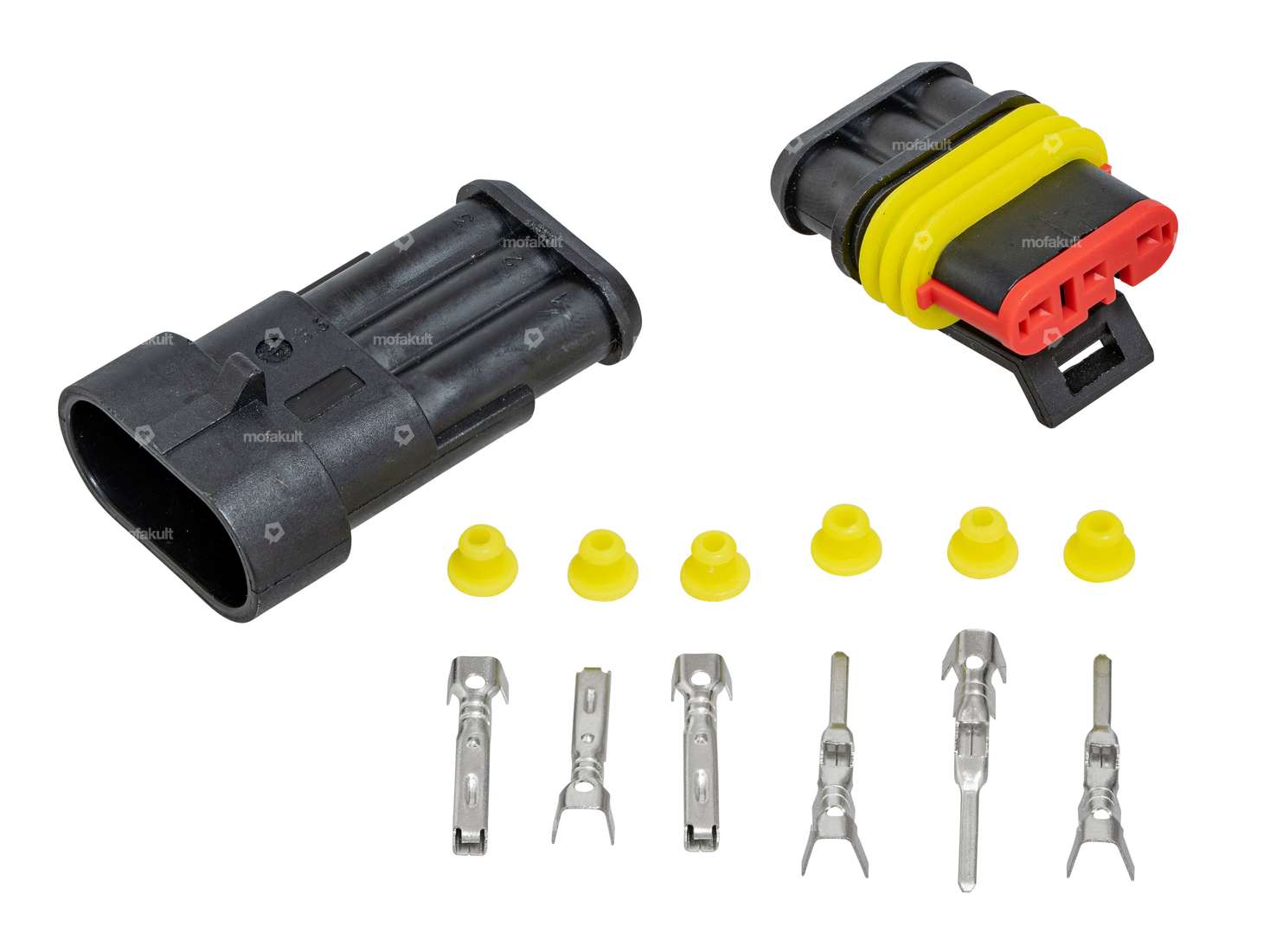 Superseal plug 3-pin waterproof Carousel Image 1