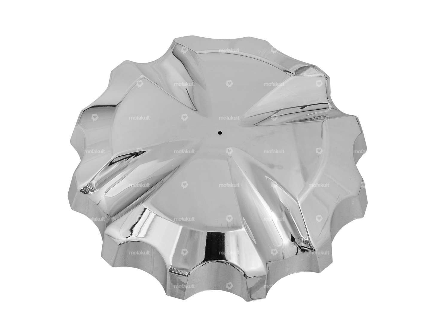 66HEROES fuel filler cap "Iron Cross" bayonet 40 mm chrome Carousel Image 1