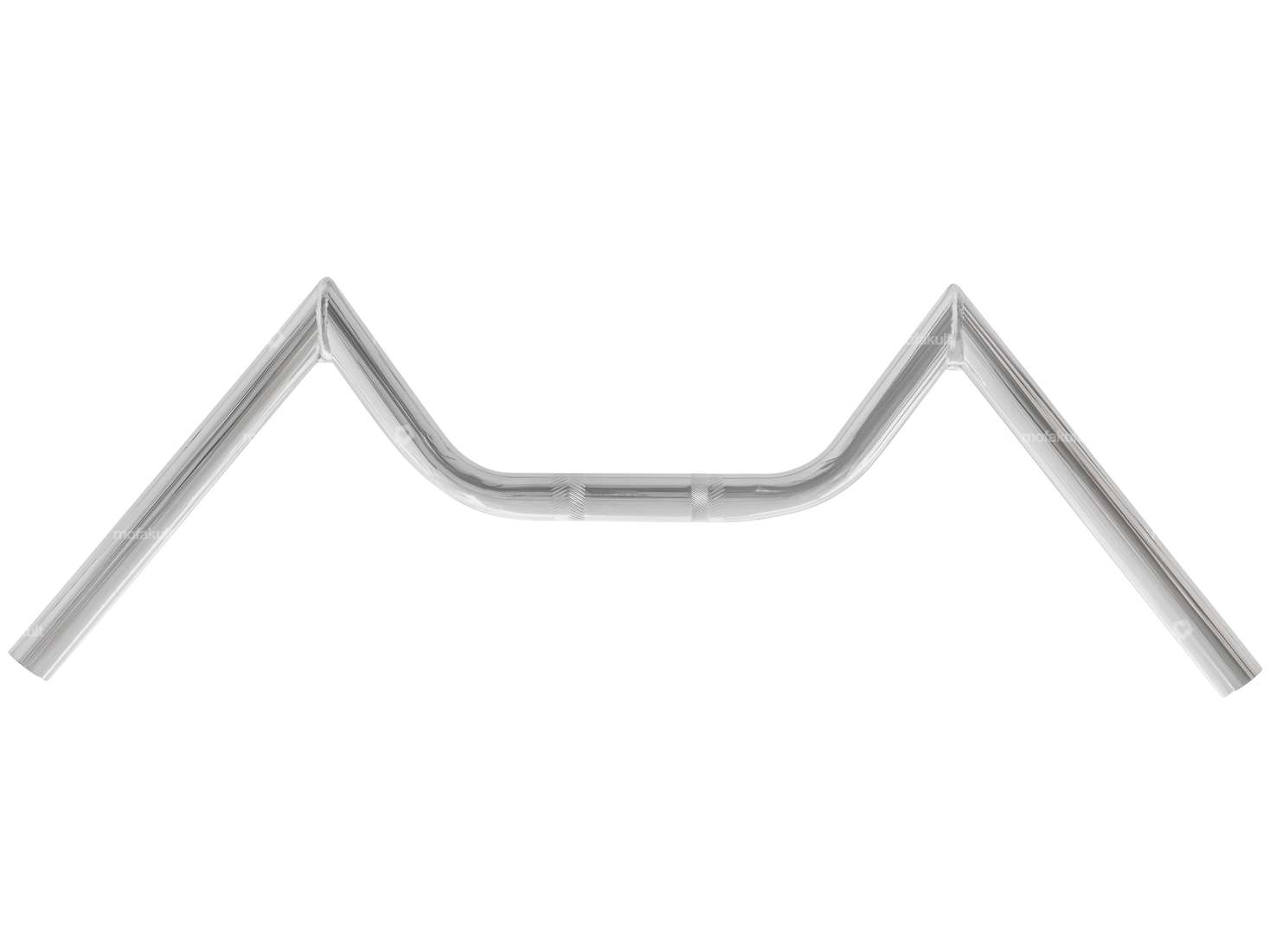 Handlebar fork plate 18 cm Racing chrome Carousel Image 1