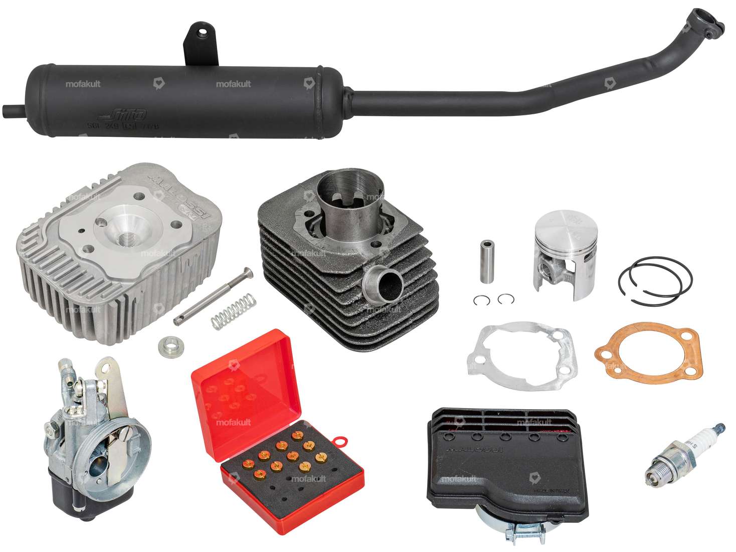 Malossi tuning set 43 mm | Piaggio SI, Bravo, Grillo Carousel Image 1