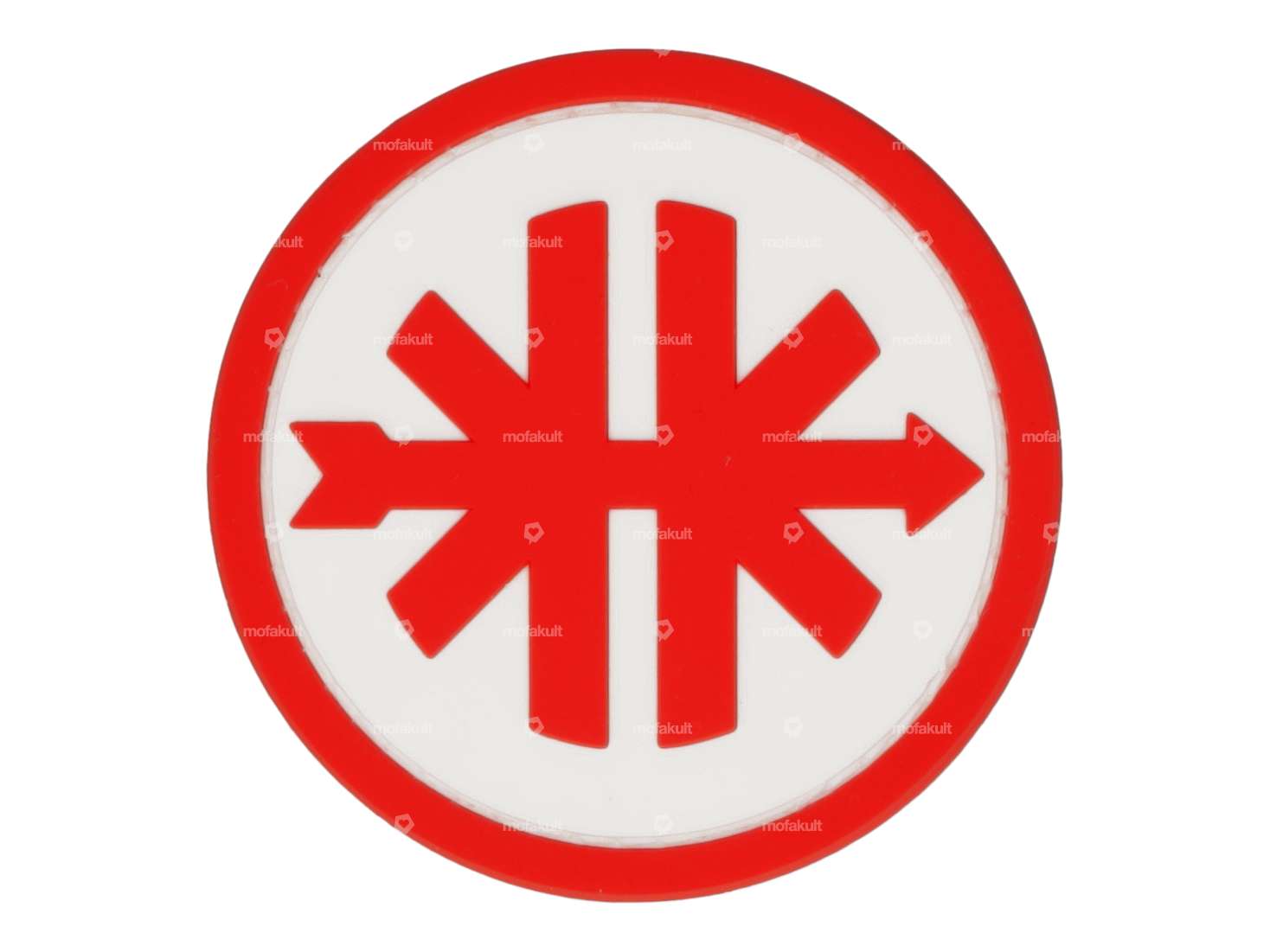 mk-Merch patch "Kreidler" rubber round Carousel Image 1