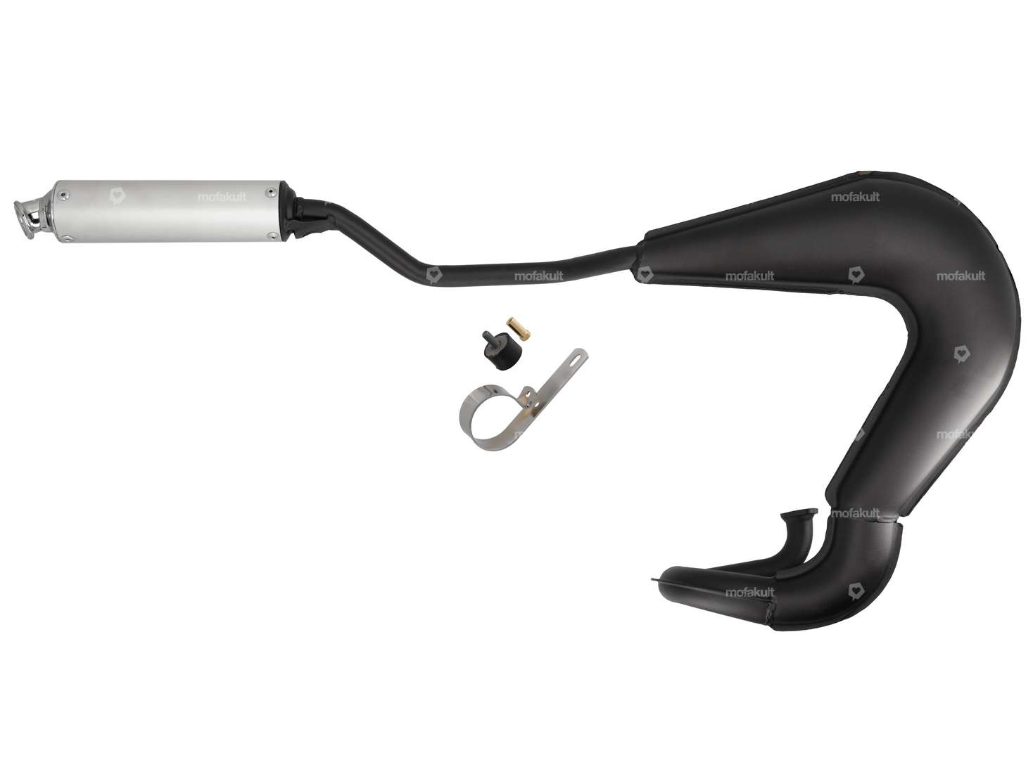 TECNO "off road EVO" exhaust black | Puch Carousel Image 1