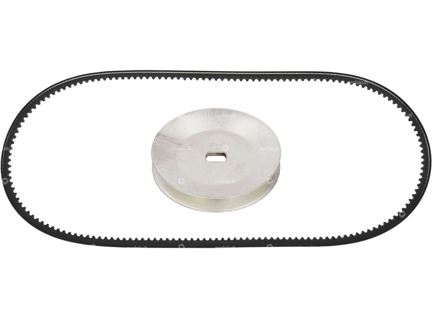 GPO Pully 80 mm camouflaged 30km/h & Malossi V-belt | Piaggio Ciao Carousel Image 1