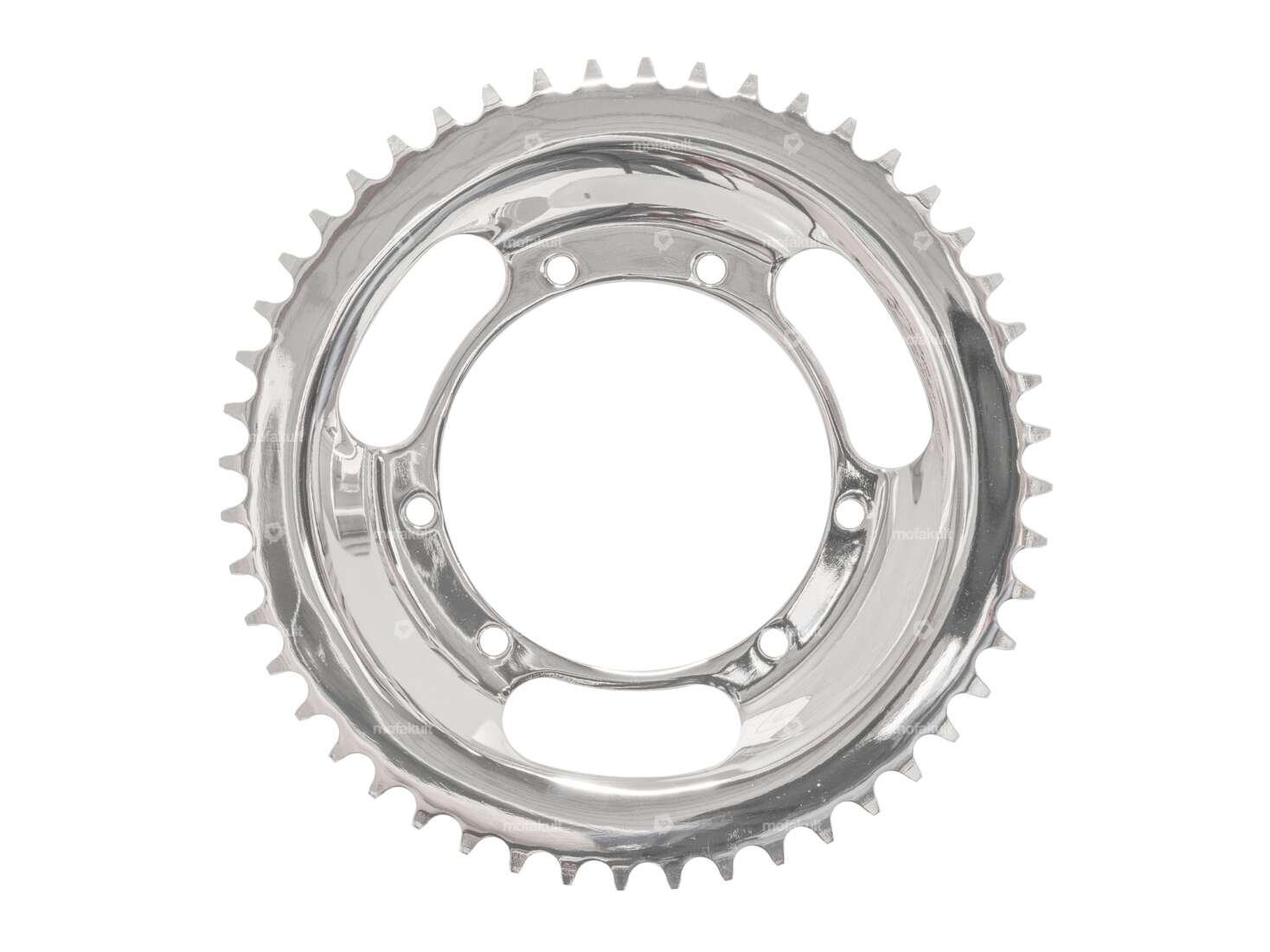 GPO sprocket 48 teeth chrome | Puch Maxi, X30 NG-2AH Carousel Image 1