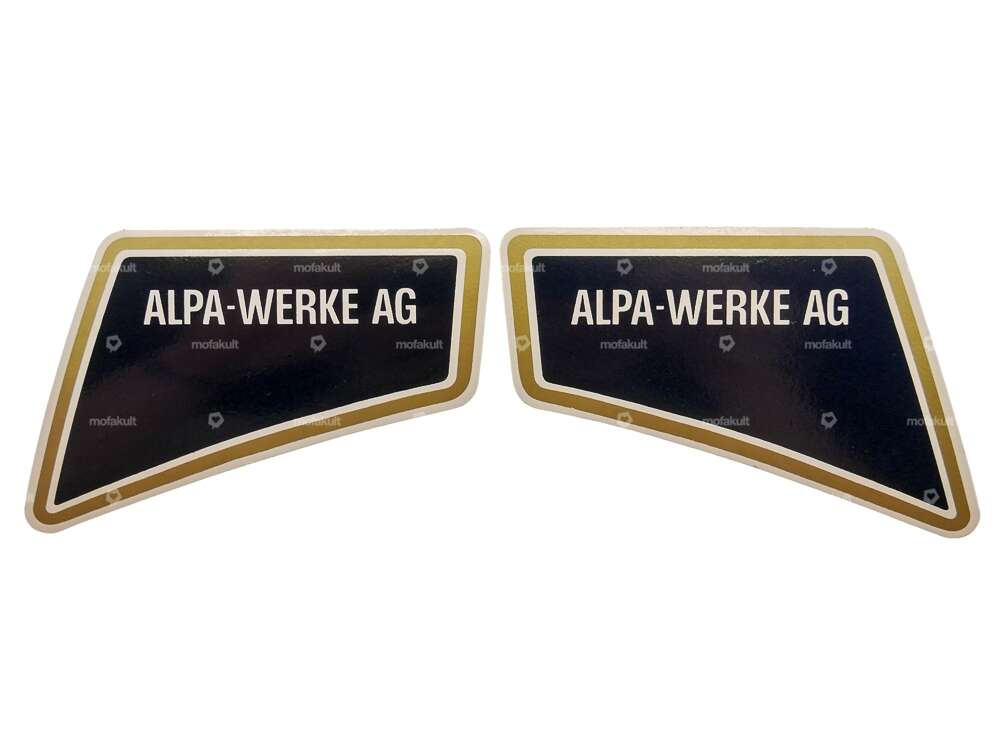 Alpa-Werke AG gold sticker set (Alpa Black River) Carousel Image 1