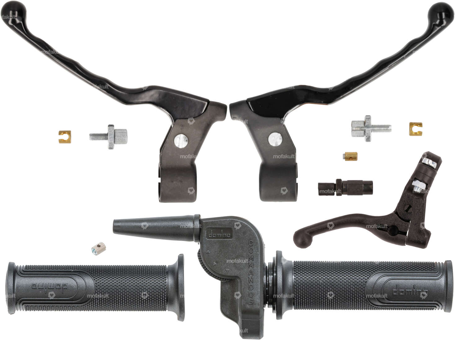 Domino handle set short gas black Carousel Image 1