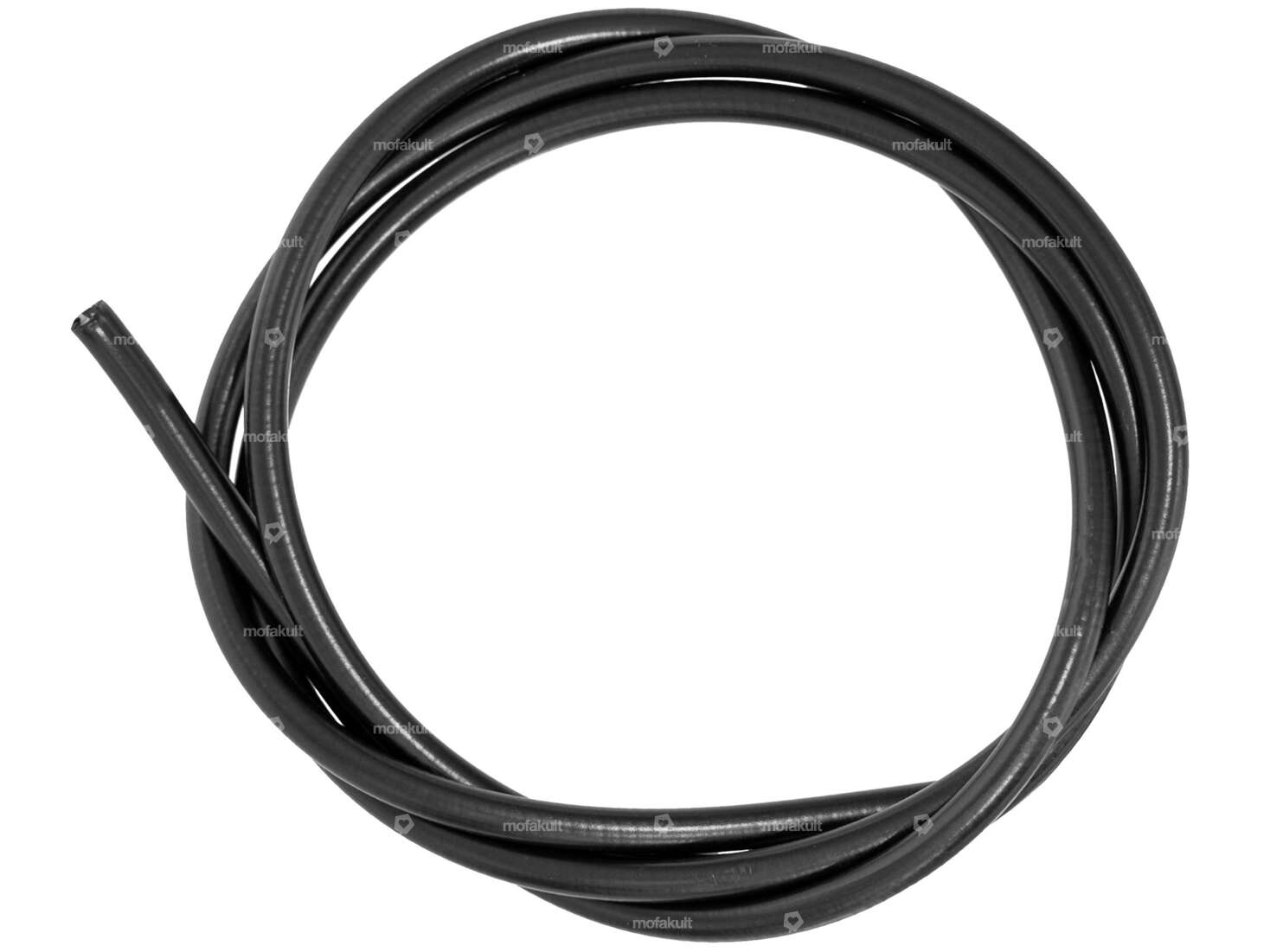 Cable sheath Ø 7 mm black (per meter) Metal inner sheath Carousel Image 1