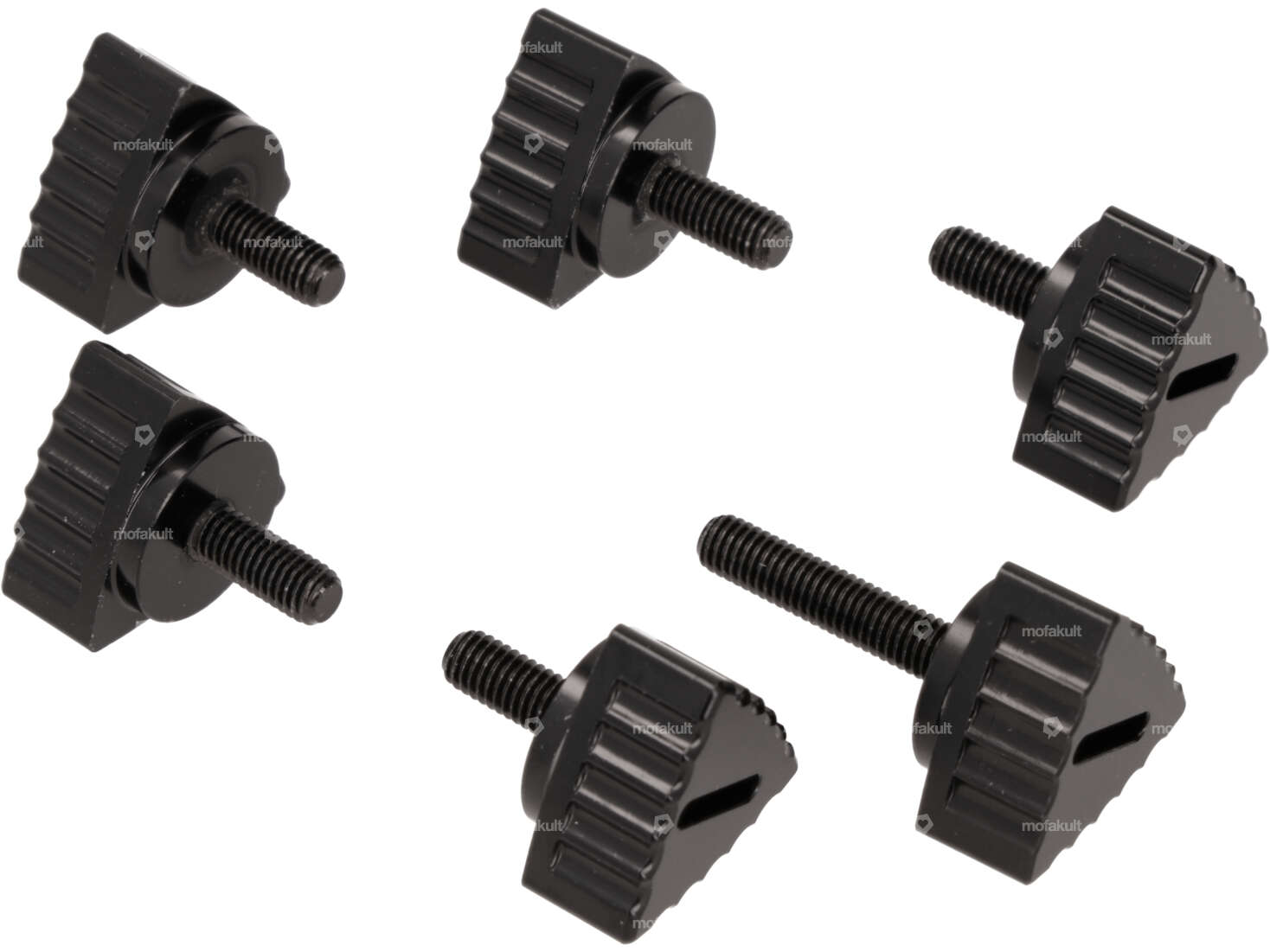 66HEROES Side protection screw set aluminum black | Puch X30 Sport, NG Carousel Image 1