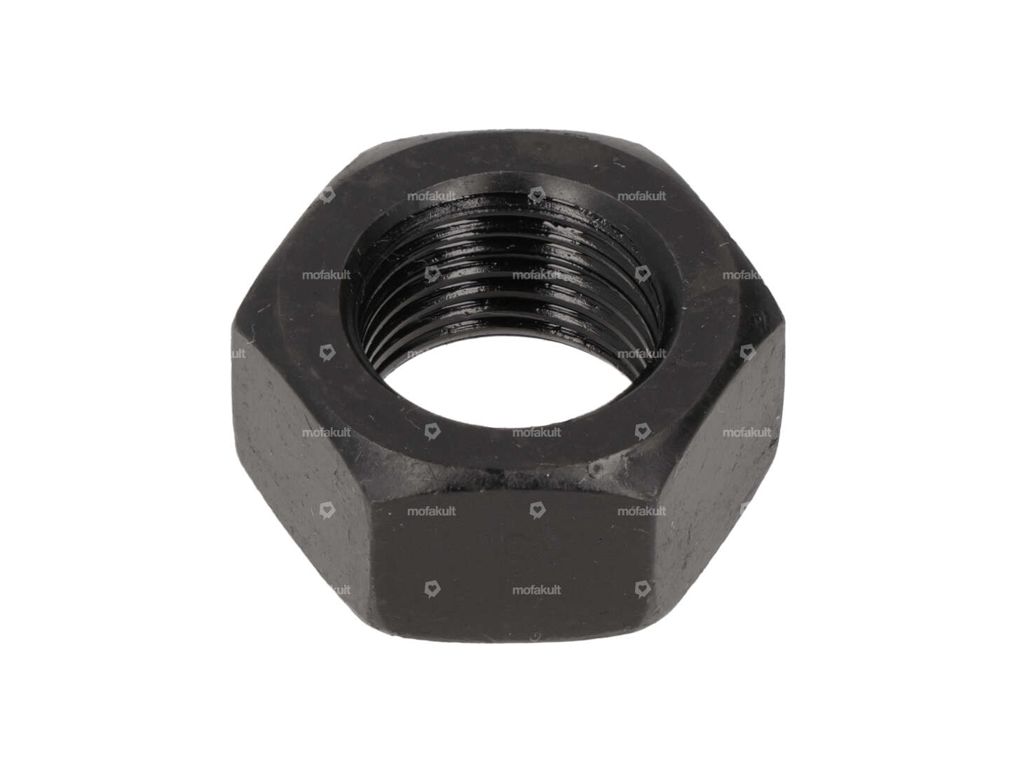 Nut M16x1.5 x 13 SW24 black Carousel Image 1