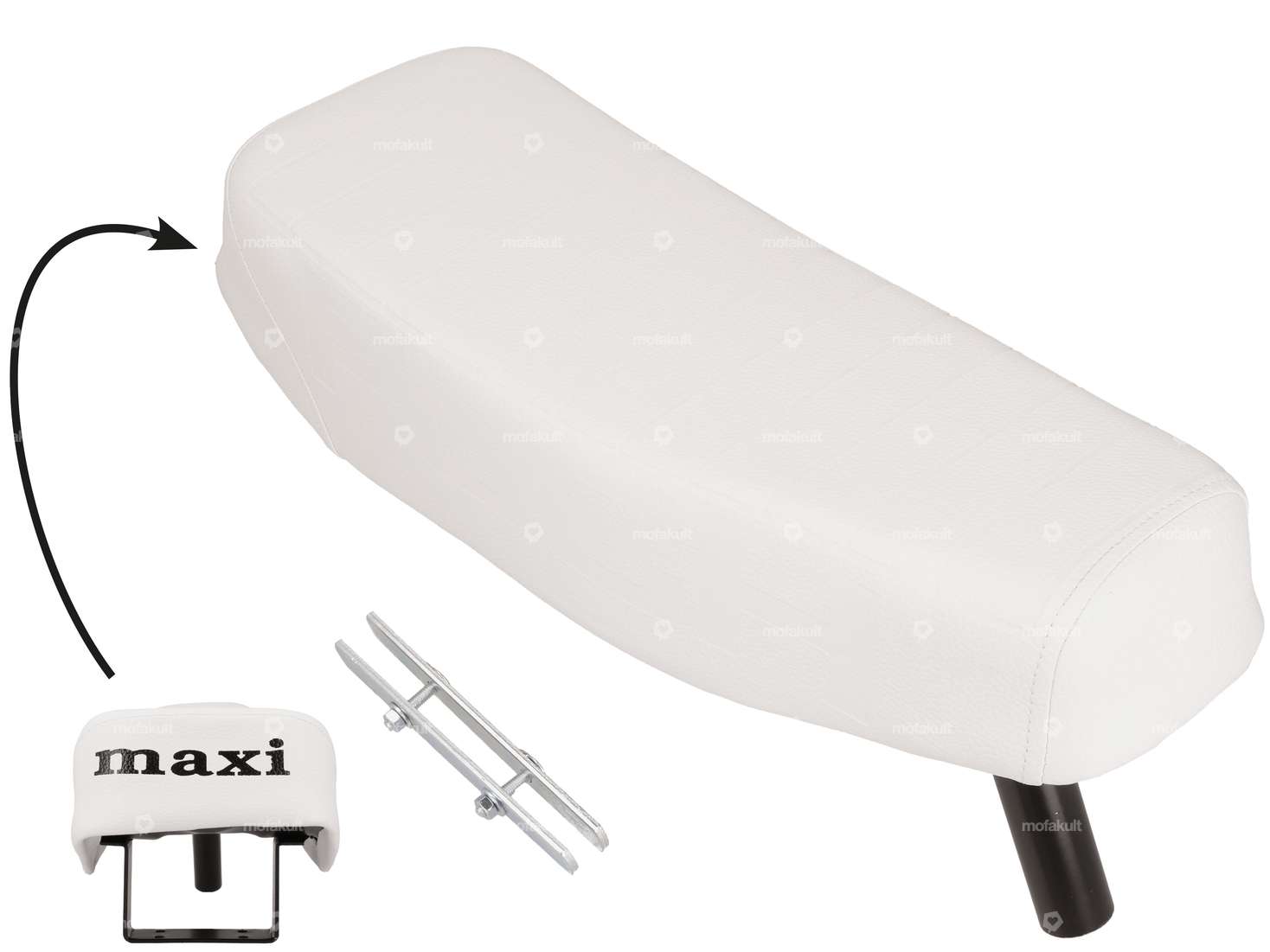 PUCH maxi" bench seat long white | Puch Maxi Carousel Image 1