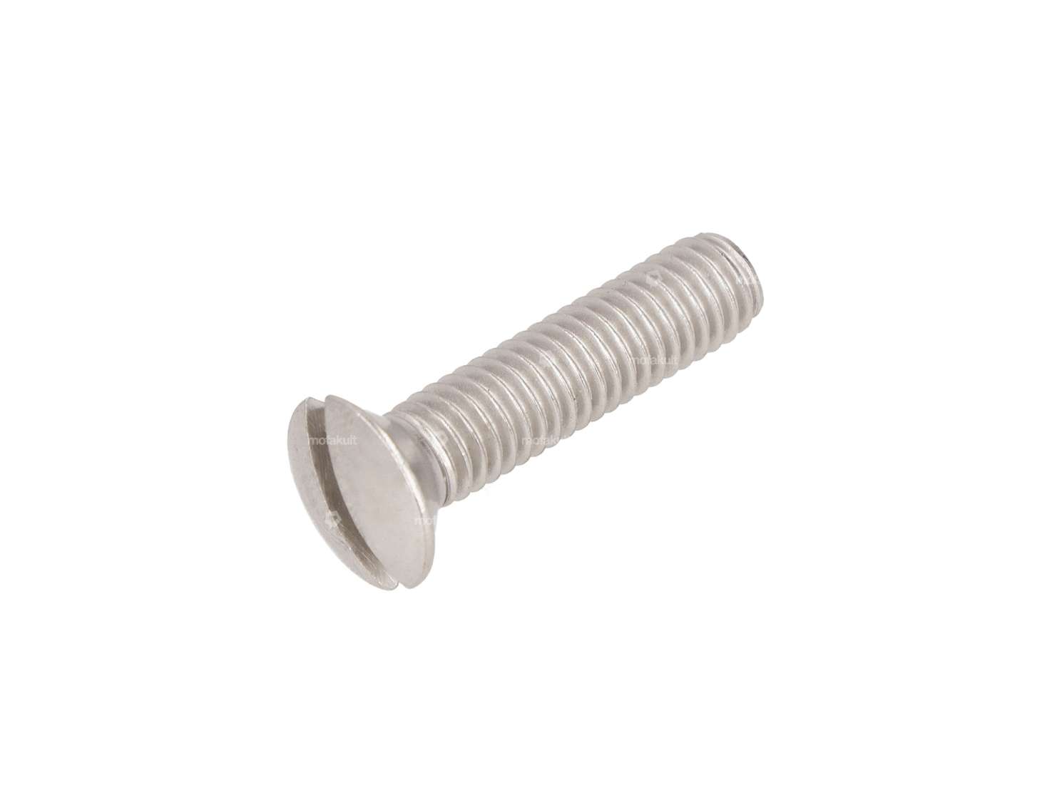 M6x25 slotted countersunk head screw Inox Carousel Image 1