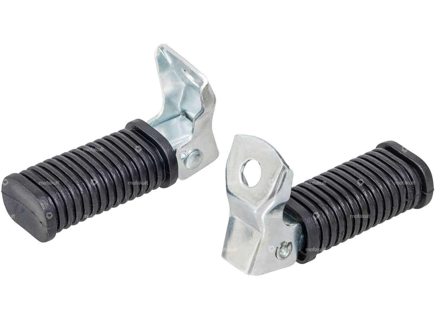 Folding grooved footrests Carousel Image 1