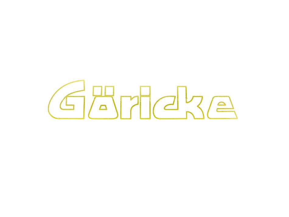Water decal "Göricke" (thin golden line) Carousel Image 1