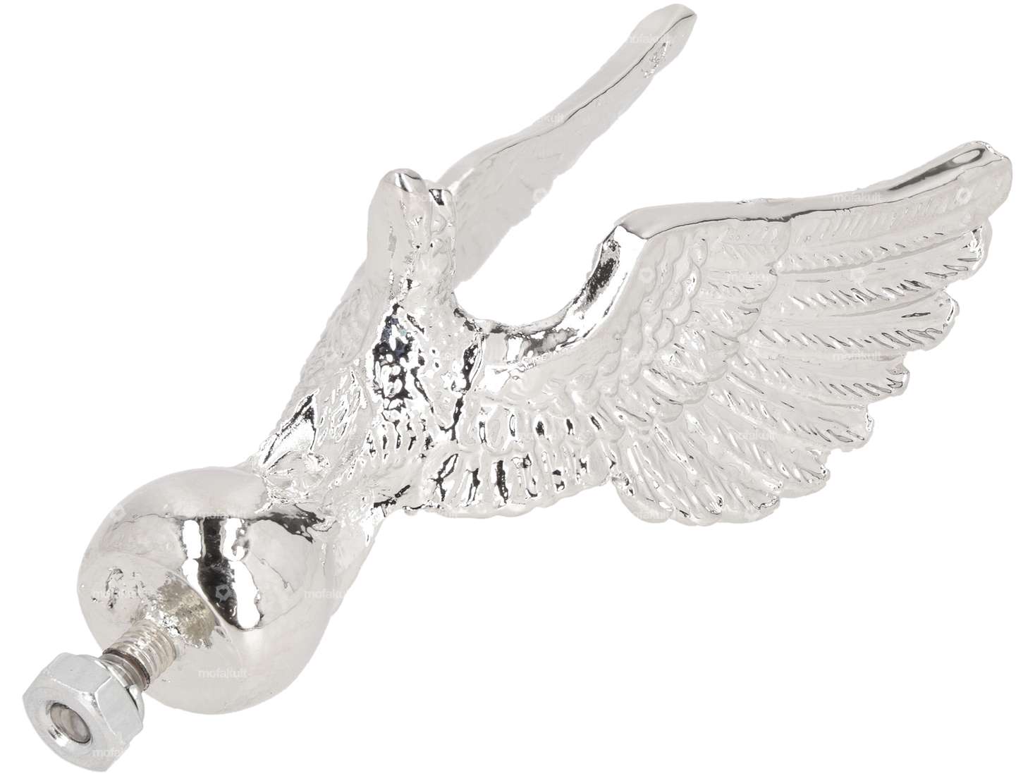 Ornamental figure eagle type 2 chrome Carousel Image 2