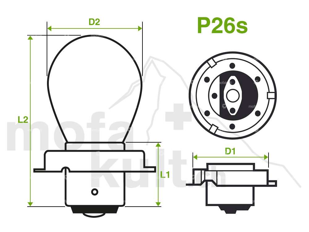 Headlight black | Piaggio Ciao Teen PX-PXV, Boss Carousel Image 5