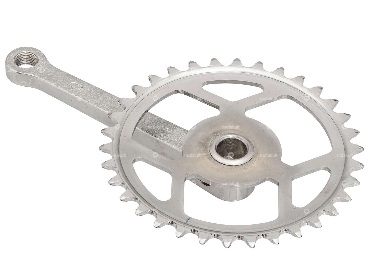 Pedal crank right with ring 34 teeth Carousel Image 2