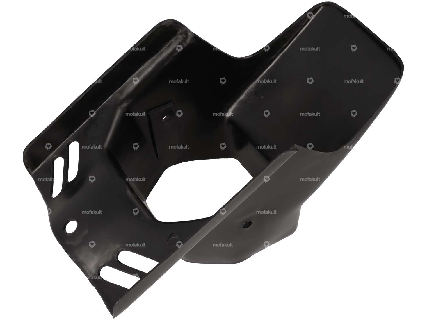 Front mask black angular Carousel Image 2