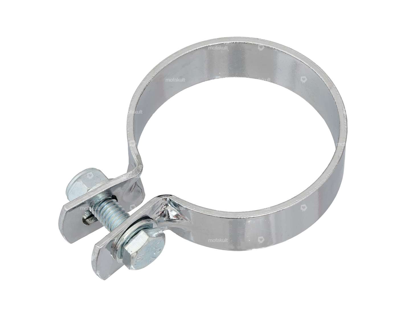 GPO exhaust clamp 60 mm chrome Carousel Image 1