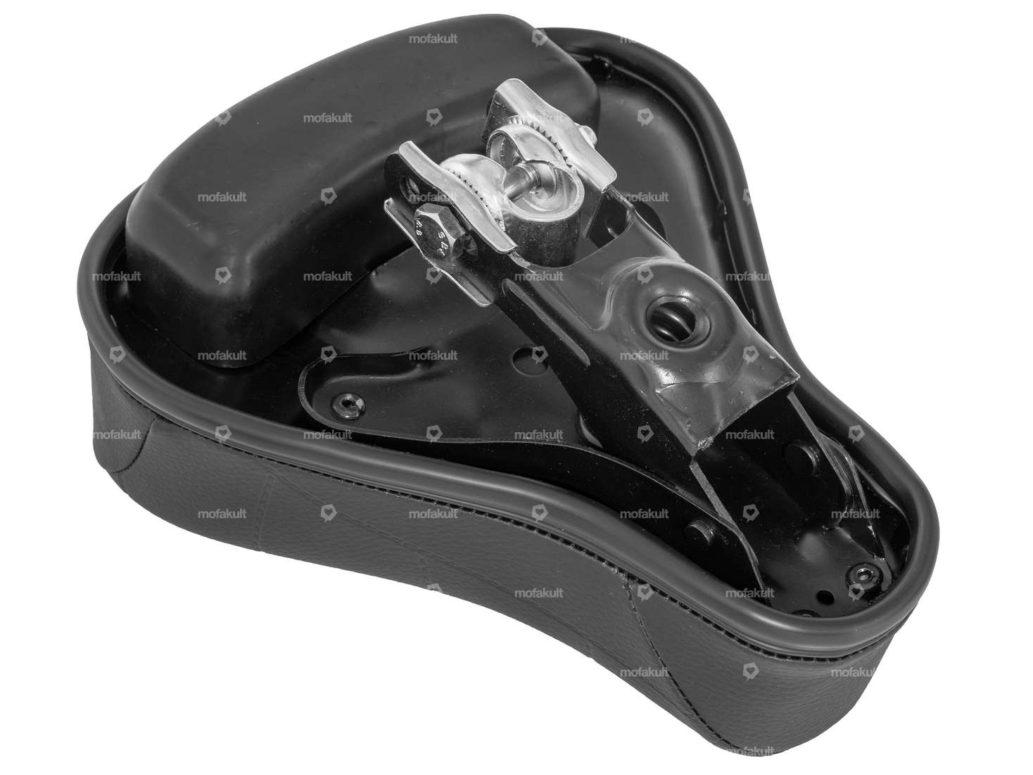 Suspension saddle "KTM" low with tool box black (1A quality) Carousel Image 4