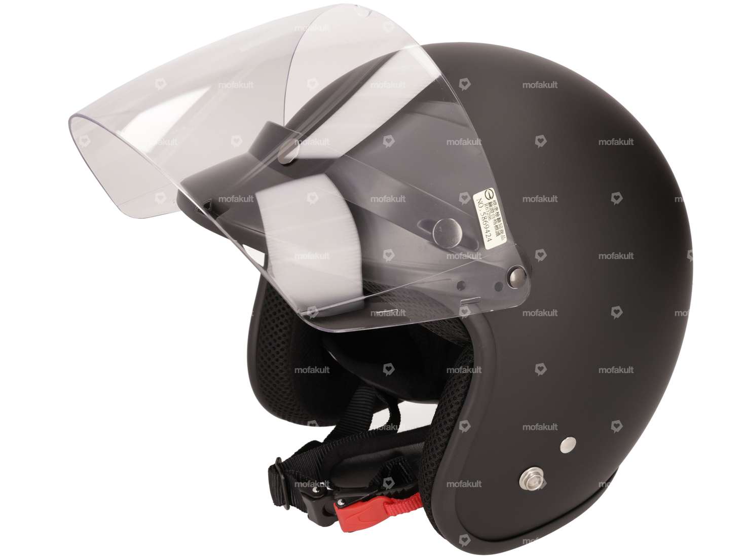 Visor jet helmet large Carousel Image 4