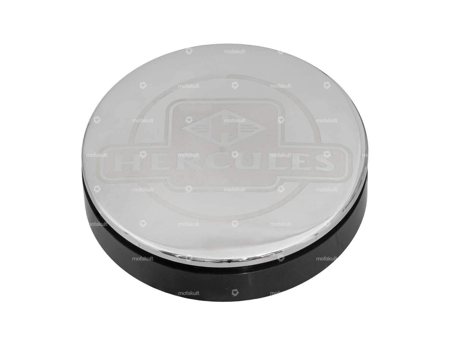 66HEROES speedometer bezel Ø 48 mm "Hercules" chrome Carousel Image 1