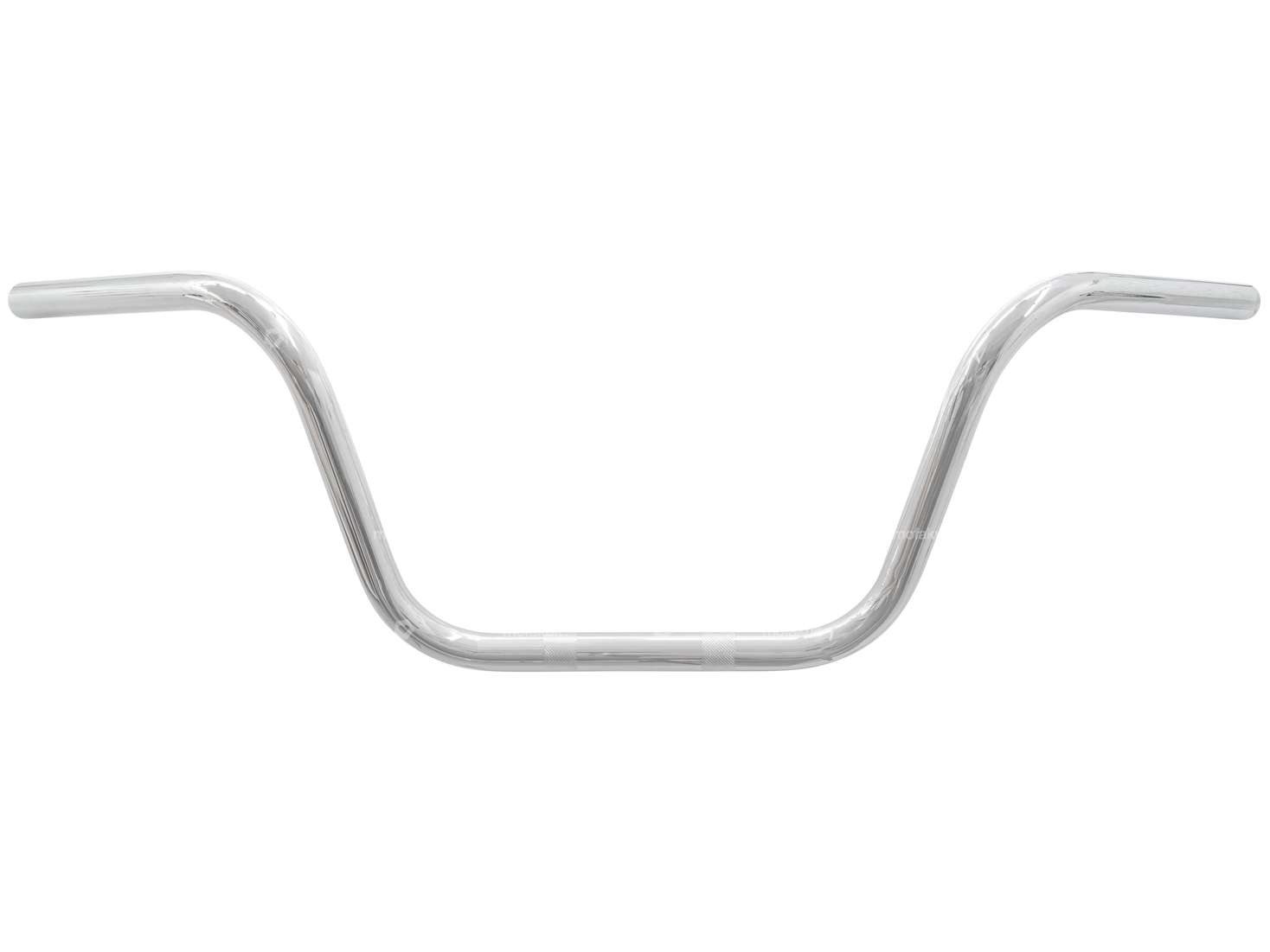 Handlebar fork plate 26 cm "fatbar" Ø 25 mm chrome Carousel Image 1