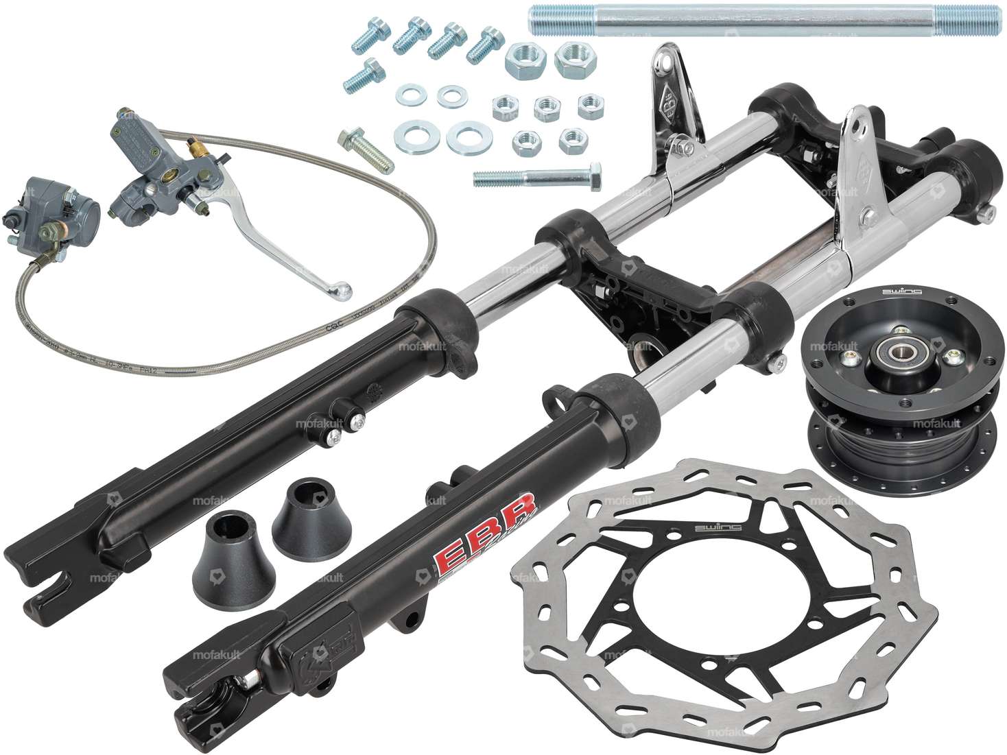 swiing® ingenious disc brake set spoke rim EBR hydraulic | Piaggio Ciao Carousel Image 1