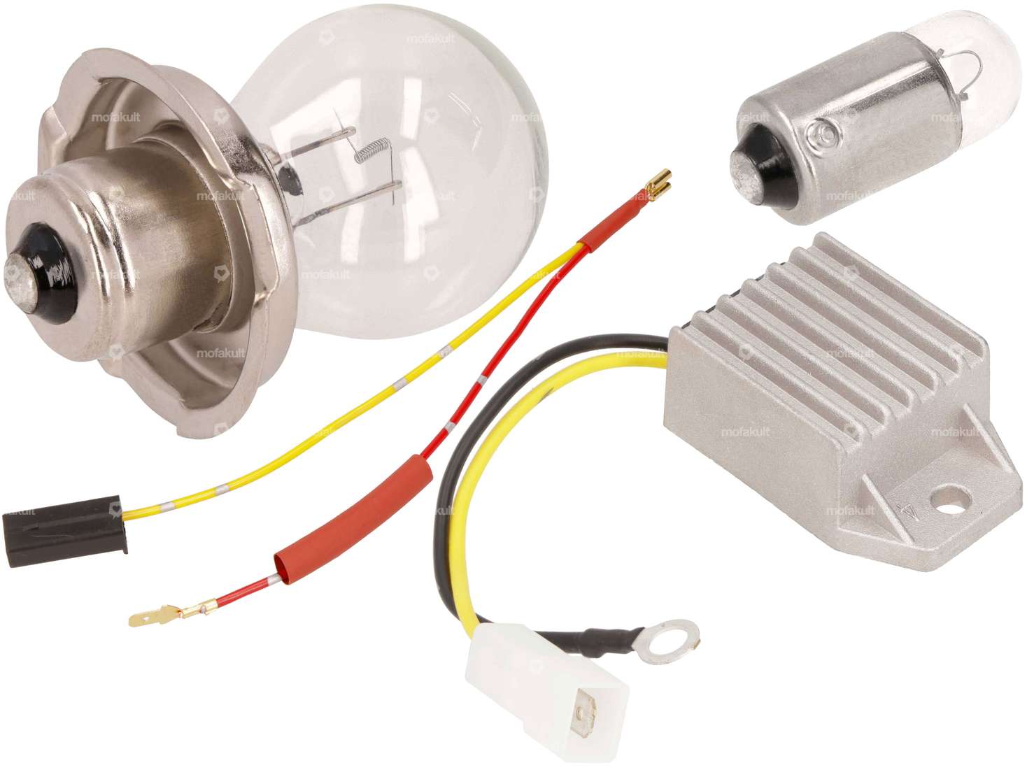 6V bulb set with GPO voltage regulator | Piaggio Ciao, SI, Bravo, Boxer Carousel Image 1