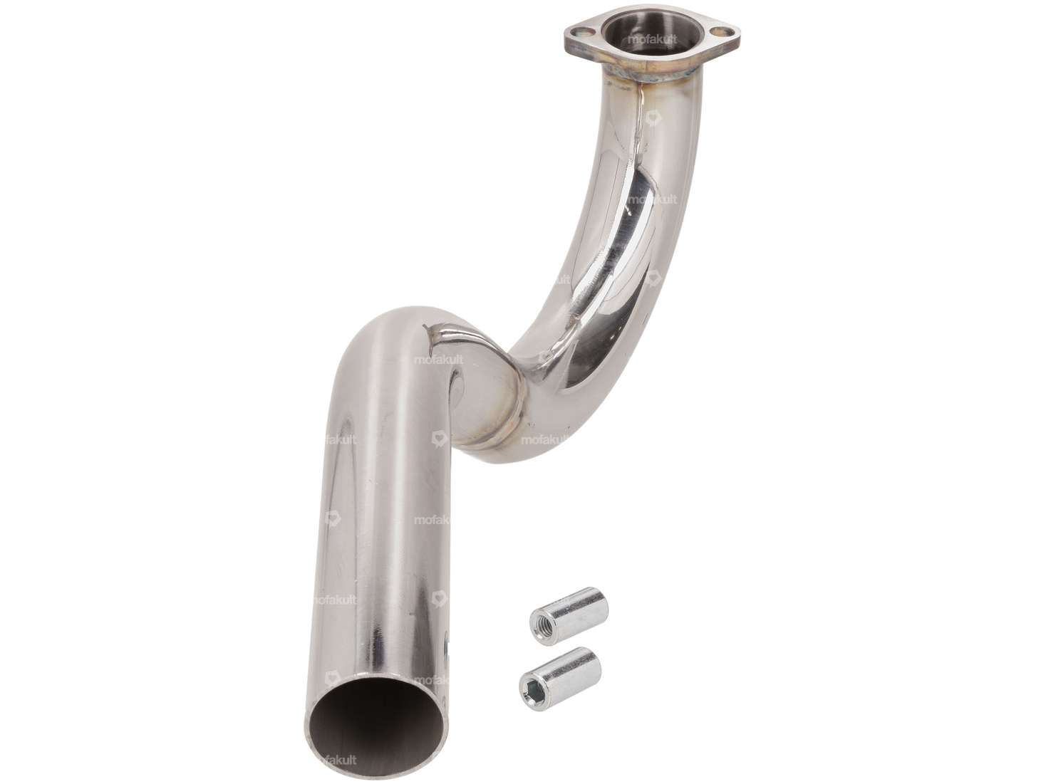 BAD ASS exhaust manifold 32 mm chrome | Puch E50, Z50 Carousel Image 2