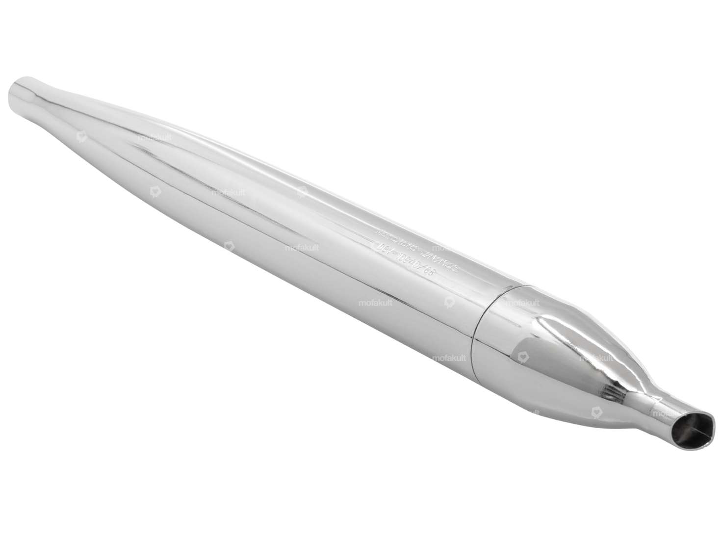 Jamarcol muffler flute Ø 32 / 70 mm chrome Carousel Image 2