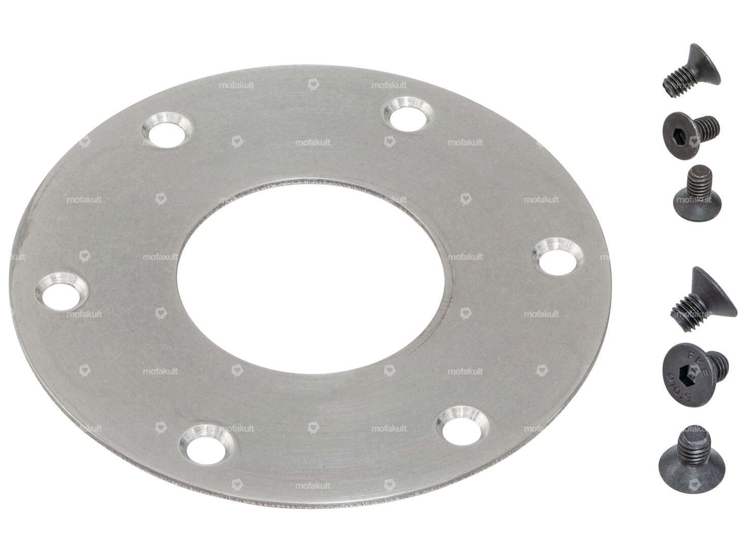 GPO reinforcement plate 1.5 mm clutch (2-/ 3-jaw) Inox | Puch E50 Carousel Image 1