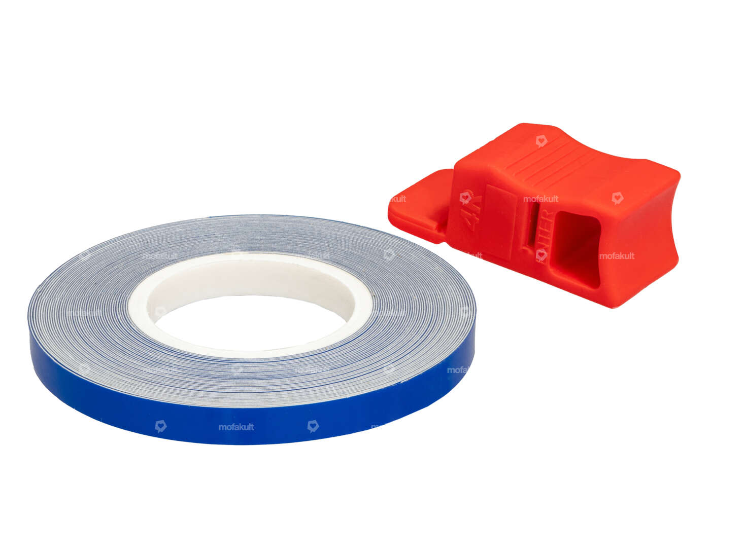 Rim tape 5 mm blue (6 m) Carousel Image 1