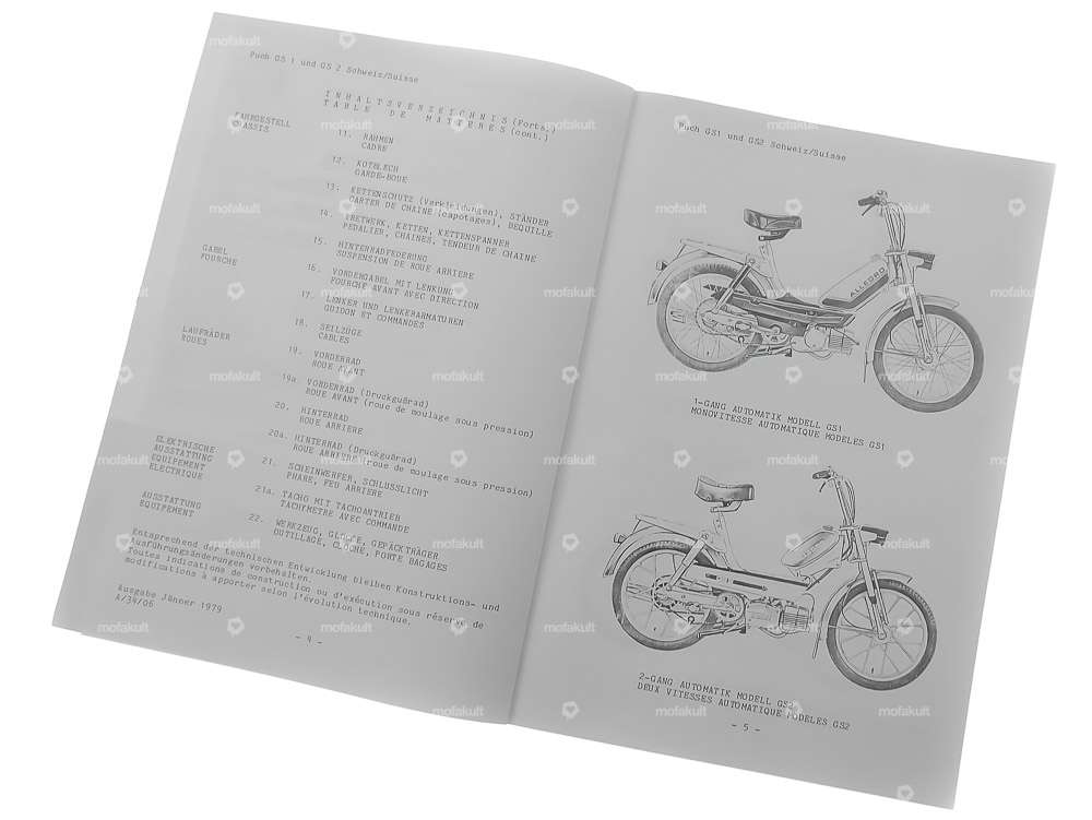 Spare parts catalog | Puch Allegro GS1, GS2, GS2G Carousel Image 3