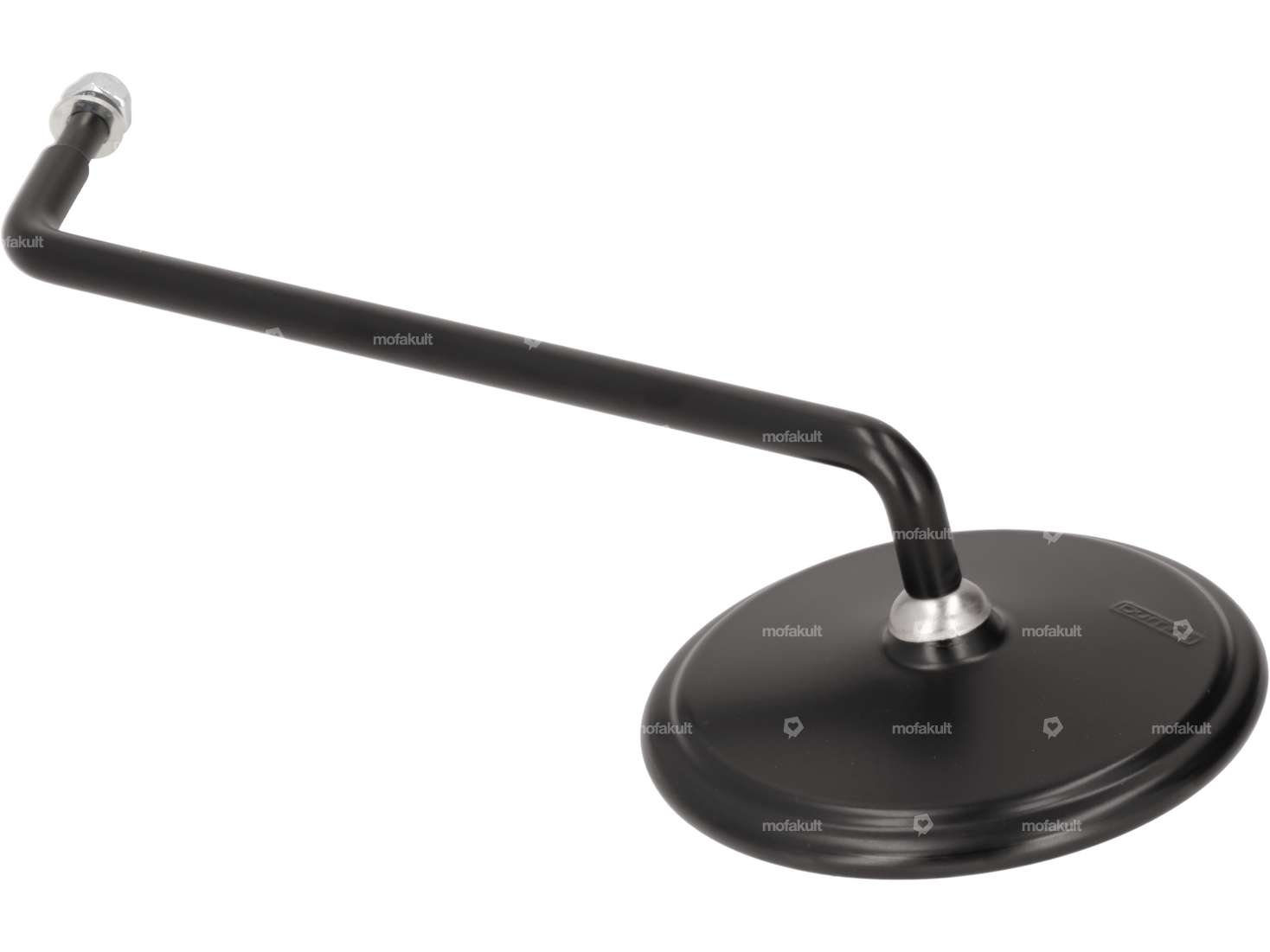 Bumm mirror round angled right black Carousel Image 3