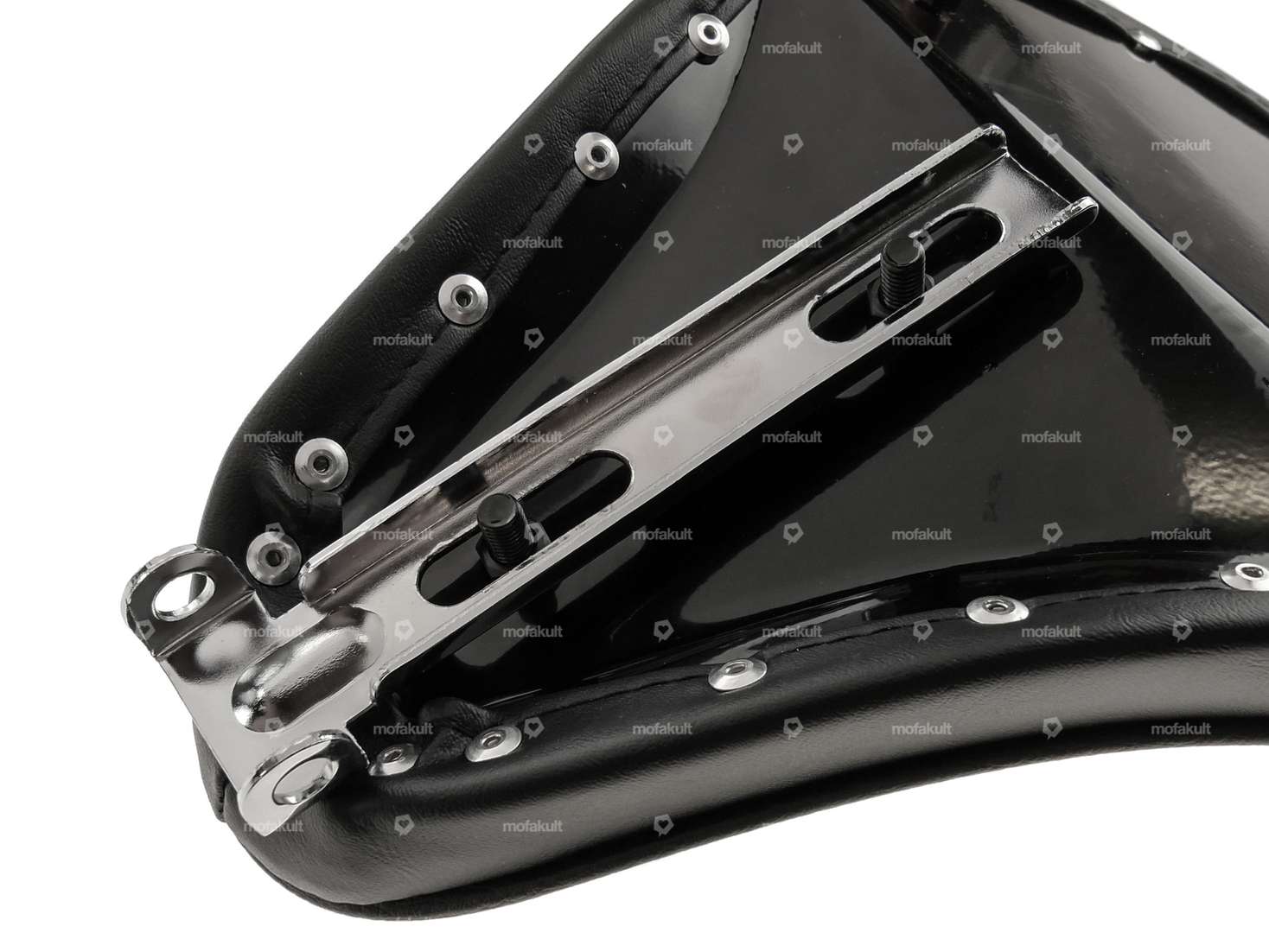 Saddle "Tuck & Roll" Chess black Carousel Image 7