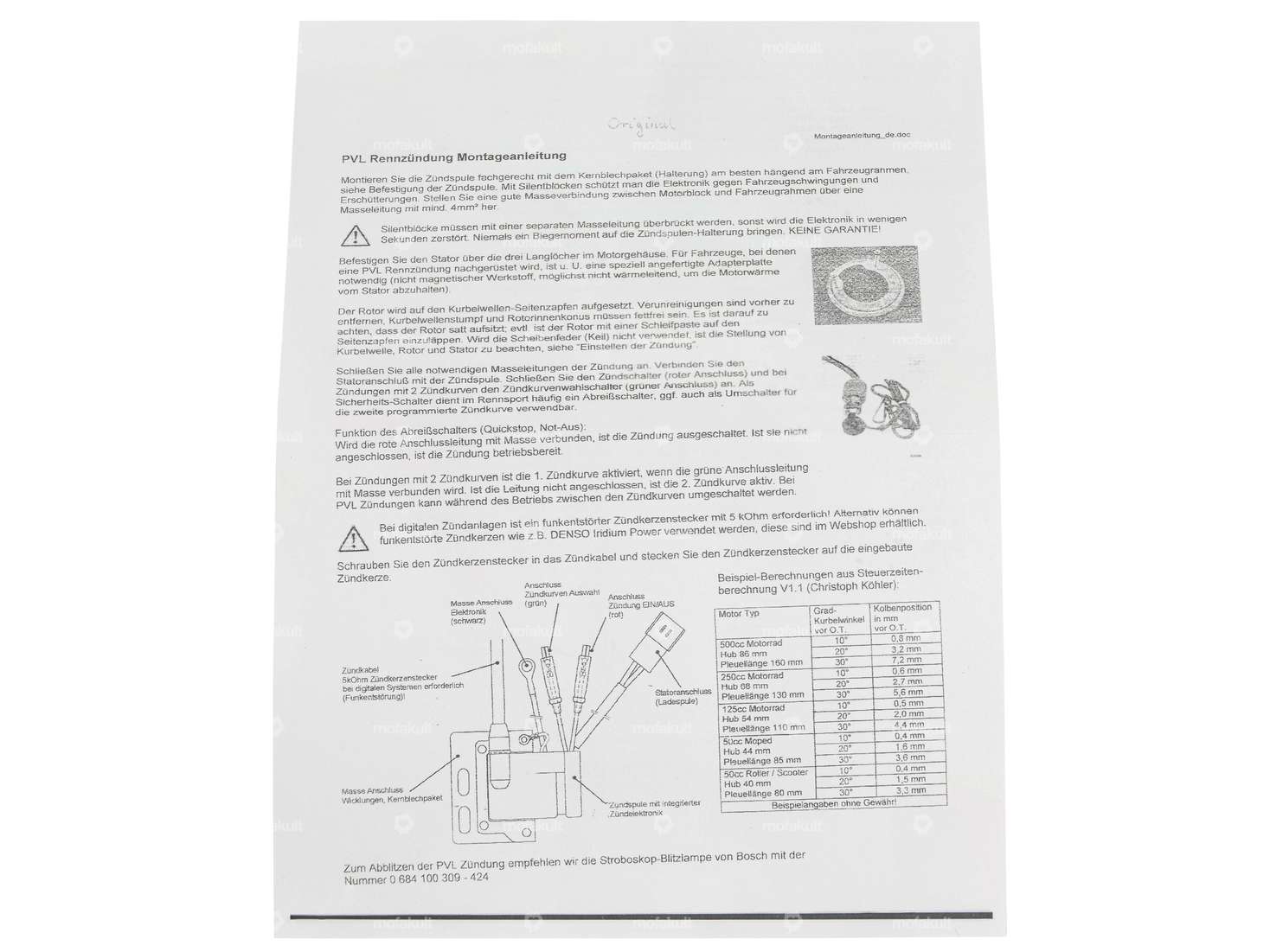 PVL internal rotor ignition clockwise without keyway Carousel Image 5