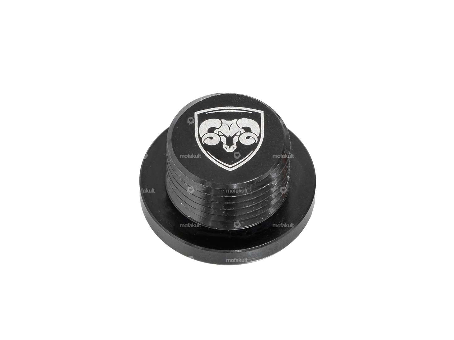 66HEROES Oil filler plug M14x1.25 aluminum black | Morini M01 Carousel Image 2
