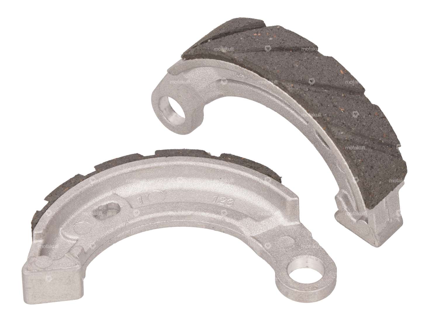 GPO brake shoes Ø 90 x 18 Grimeca Snowflake slotted | Hercules Prima, Puch Carousel Image 2