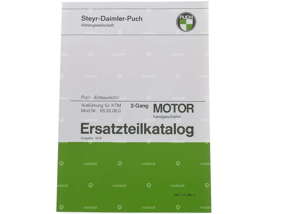 Spare parts catalog | Puch 2-speed Z50 engine (KTM) Carousel Image 1