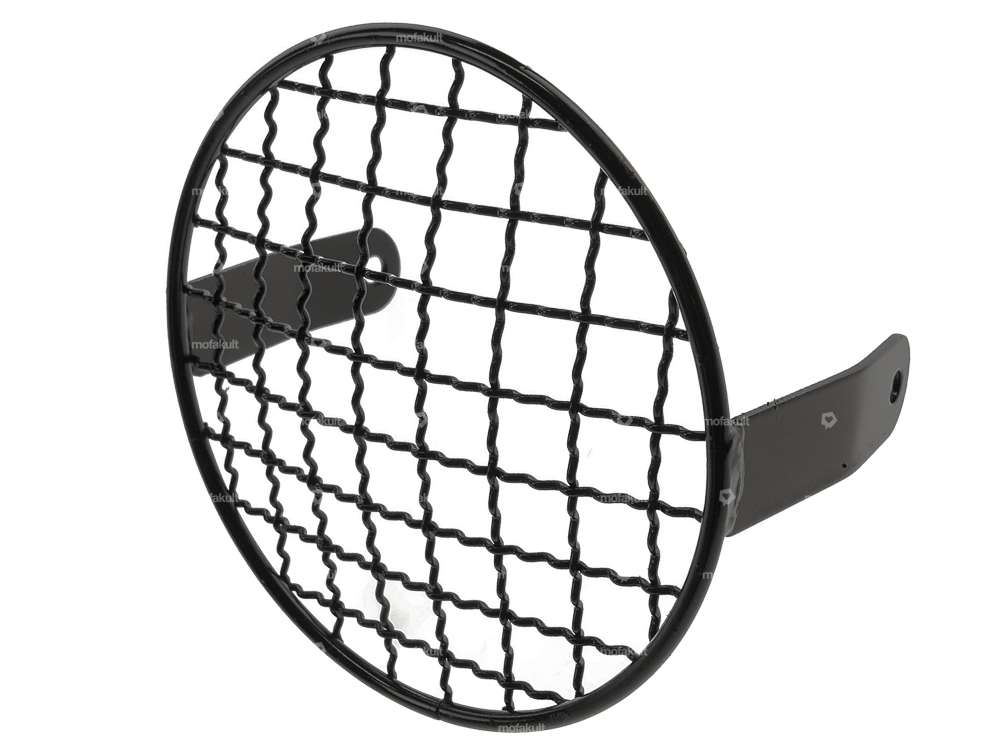 Lamp grille round black Carousel Image 1