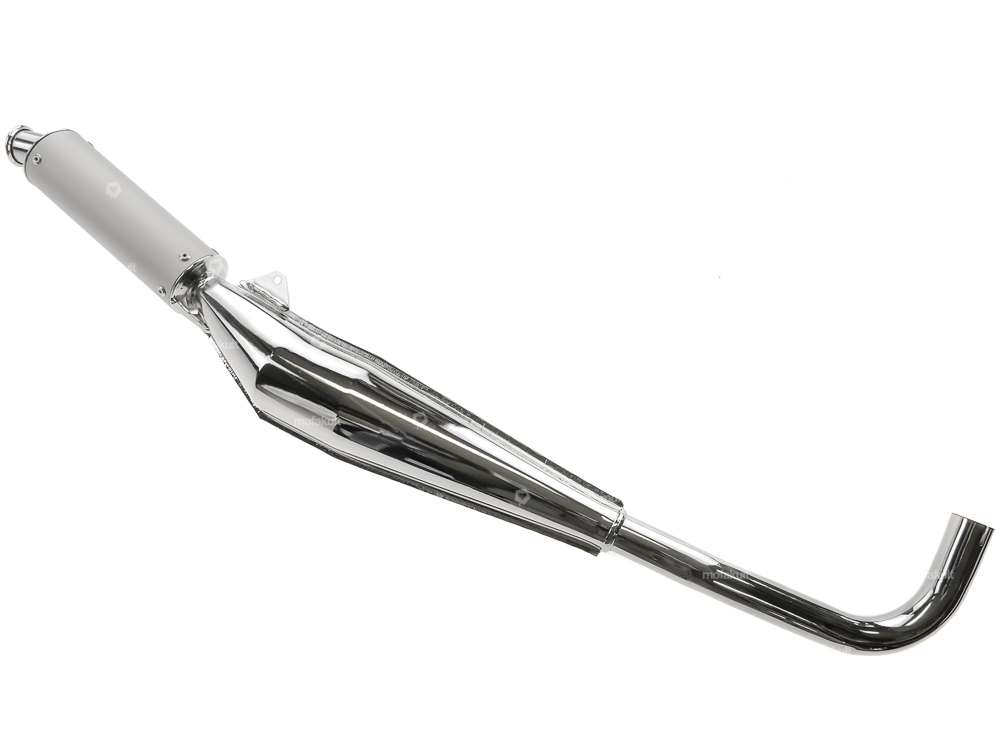 swiing racing exhaust 28 mm chrome | Sachs 503 Carousel Image 1