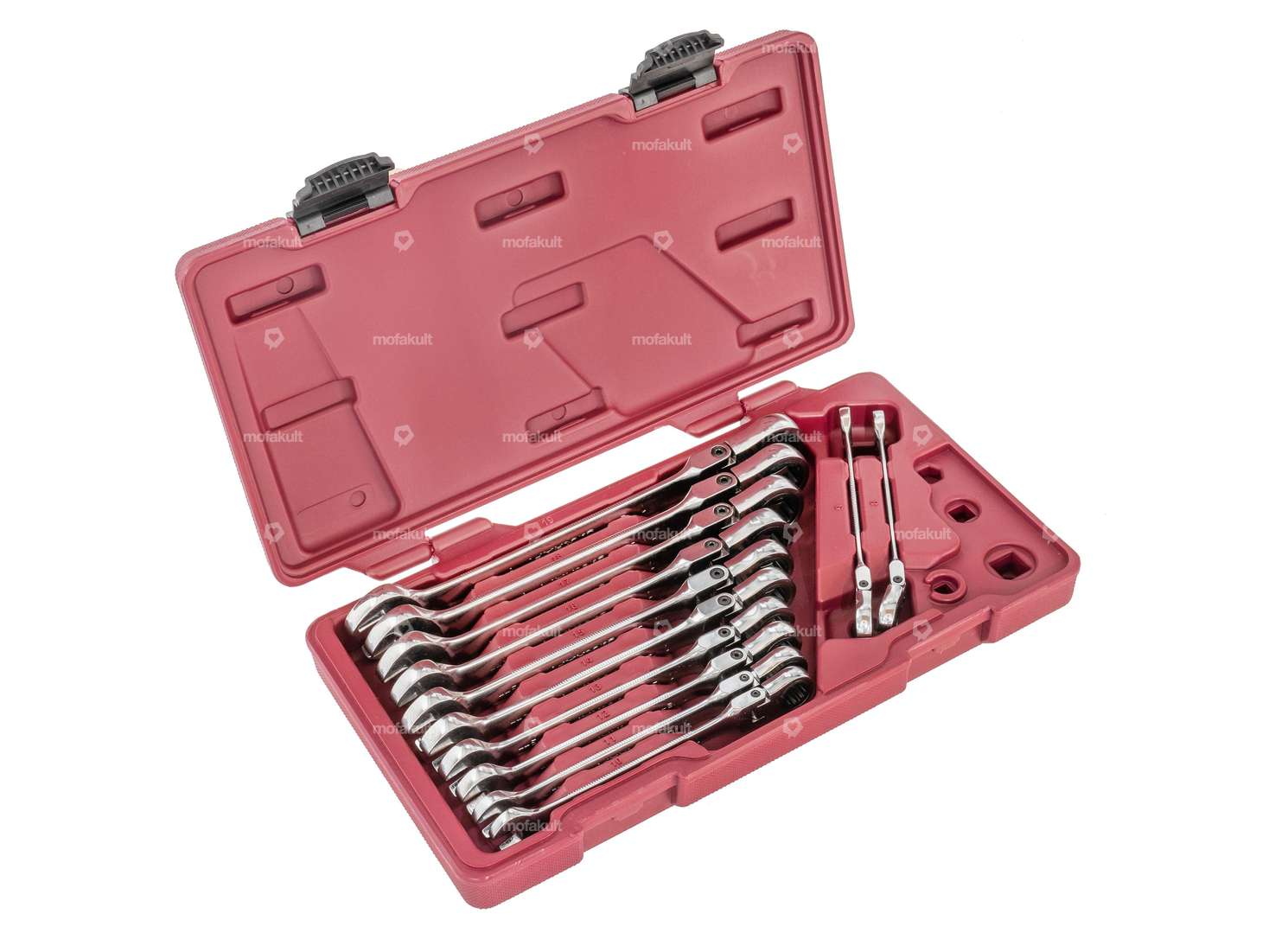 Kraftwerk ratchet combination wrench set flexible 12 pcs: Carousel Image 1